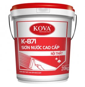 Sơn nước bóng cao cấp trong nhà Kova K-871 THÙNG 4KG